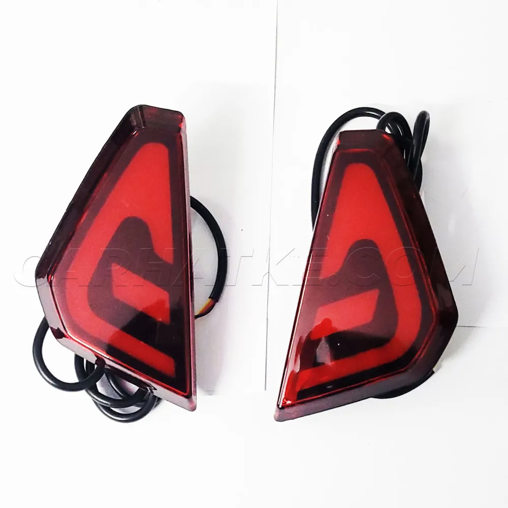 Tata Nexon 2020-23 Bumper Led Reflector Lights  (Design B, Set of 2Pcs.)