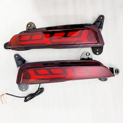 Hyundai Creta 2015-2018 LED Bumper Reflector Lights in Lamborghini Style (Set of 2Pcs.)