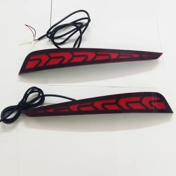 Bumper LED Reflector Lights With Matrix Moving Style for Hyundai i20 2020-24 Bumper LED Reflector Lights With Matrix Moving Style for Hyundai i20 2020-24