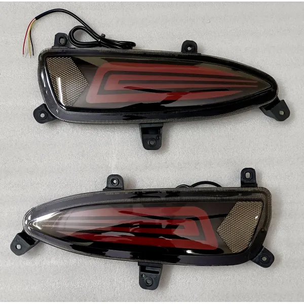 Hyundai i20 Elite Facelift 2018-2020 Bumper LED Reflector Lights in Tail Light Design (Set of 2Pcs)