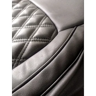 Carhatke Hyundai Exter 2023 Onwards PU Leatherette Seat Cover - Black