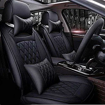 Carhatke Hyundai Exter 2023 Onwards PU Leatherette Seat Cover - Black