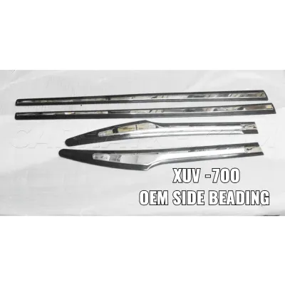 Mahindra XUV 700 Onwards OEM Chrome Door Side Beading (Set of 4Pcs.)