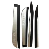 Maruti New Baleno Door Side Cladding (Black & Silver)