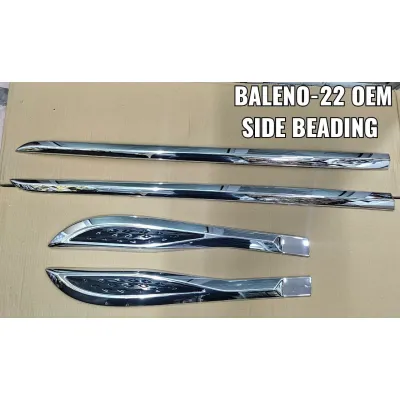 Maruti Suzuki New Baleno 2022 Onward OEM Chrome Door Side Beading  Set Of 4 