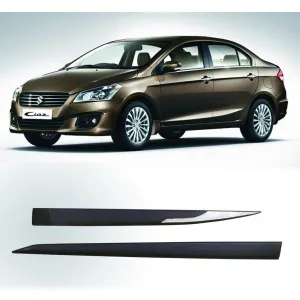 Maruti Suzuki Ciaz Door Side Beading (Black & Chrome) Maruti Suzuki Ciaz Door Side Beading (Black & Chrome)