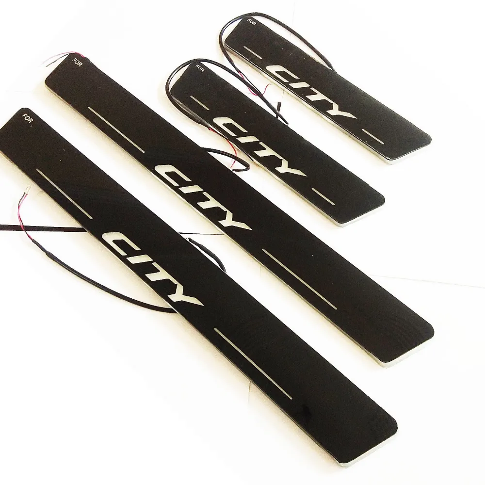 Honda City 2014 - 2019 Onwards Door Opening LED Footstep - 4 Pieces