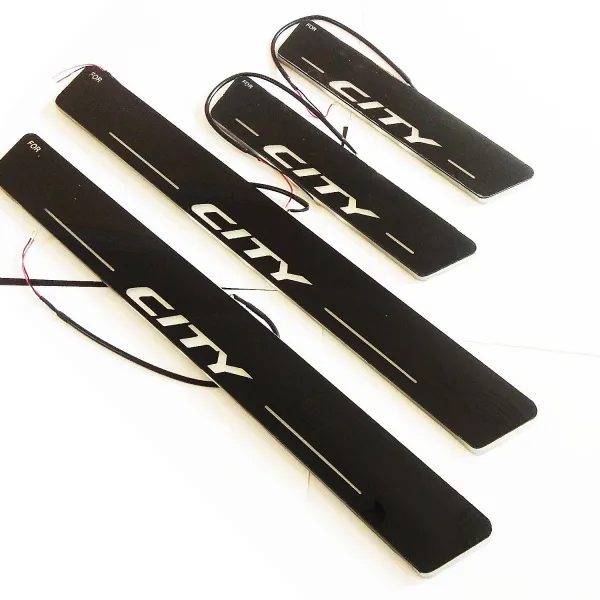 Honda City 2014 - 2019 Onwards Door Opening LED Footstep - 4 Pieces