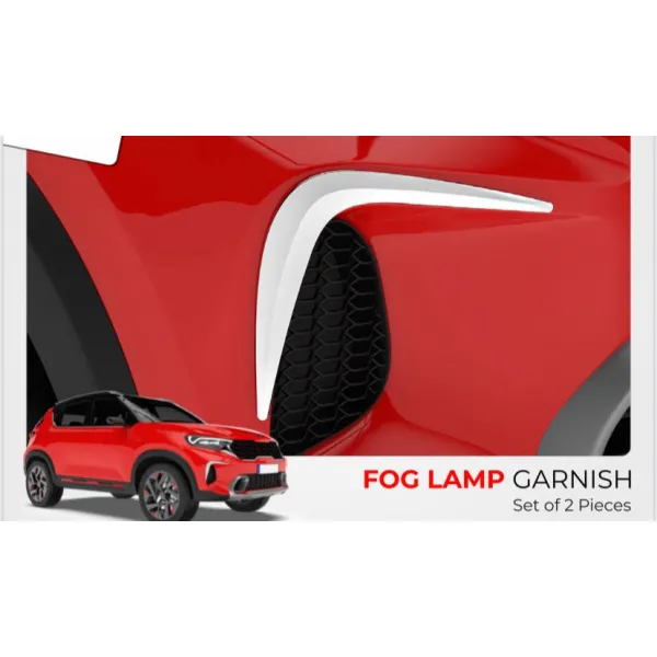 Kia Sonet Chrome Garnish Trims 17 Pieces Combo Kit Kia Sonet Chrome Garnish Trims 17 Pieces Combo Kit