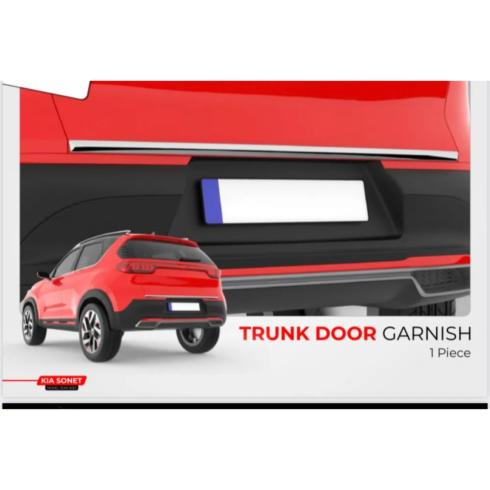 Kia Sonet Chrome Garnish Trims 17 Pieces Combo Kit