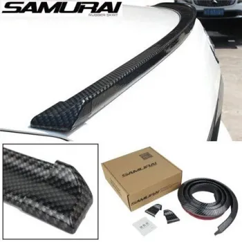 Samurai Spoiler Lip For Sedan Car Carbon Fiber Finish 