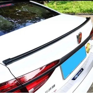 Samurai Spoiler Lip For Sedan Car Carbon Fiber Finish 