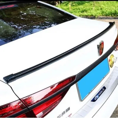 Samurai Spoiler Lip For Sedan Car Carbon Fiber Finish 
