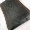 Leatheride PU Steering Wheel Cover For All Cars With Needles and Red Thread 