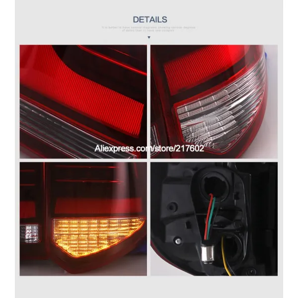 Toyota Fortuner 2012-2015 Type-2 LED Custom Fit Modified Tail Light 