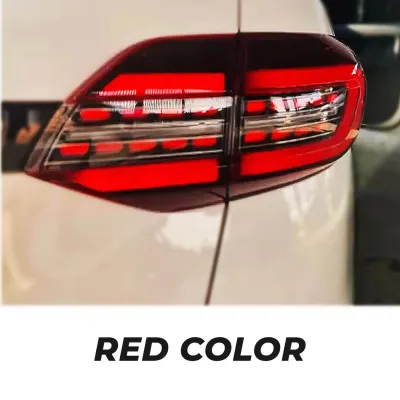 LED Tail Lights for Ford Endeavour 2015 Onwards - Red Glass