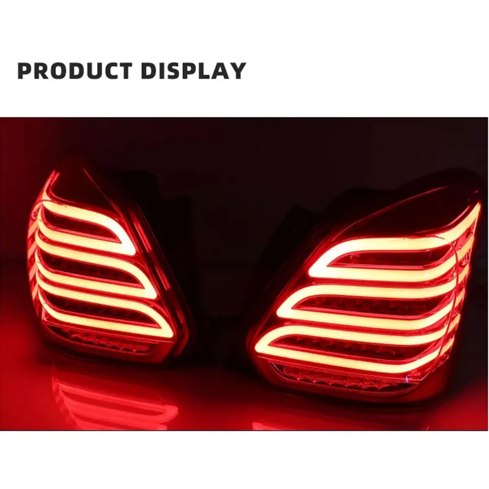Maruti Suzuki Swift 2018 Onwards Modified LED Tail lights - Mercedes Design