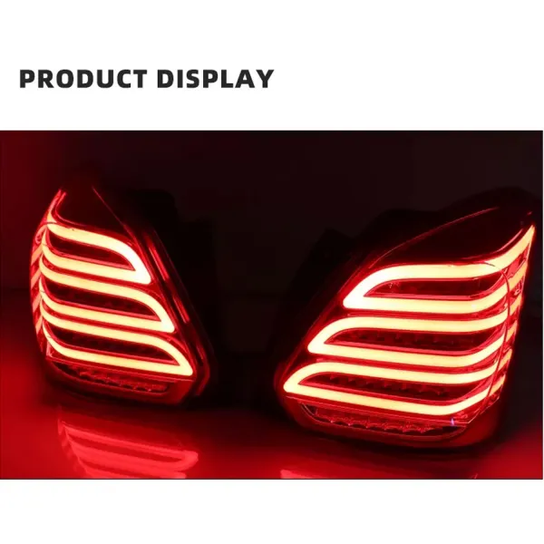 Maruti Suzuki Swift 2018 Onwards Modified LED Tail lights - Mercedes Design
