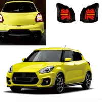 Mini Cooper Design Modified LED Tail lights for Maruti Suzuki Swift 2018 Onwards - Smoke Glass