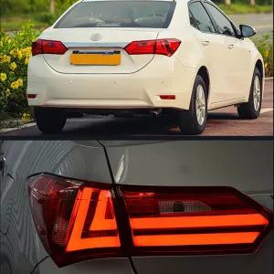 Toyota Corolla Altis 2014-16 Lexus Style Modified LED Tail lights Toyota Corolla Altis 2014-16 Lexus Style Modified LED Tail lights