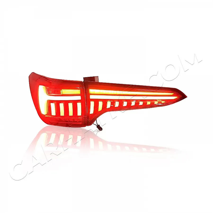 Toyota Fortuner 2016 Onwards Modified Audi A7 Style LED Tail Light With Matrix Indicator Edition (Set of 2Pcs.)