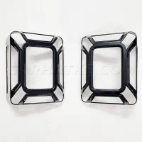 Mahindra New Thar 2020 Onward Tail Light Glossy Black Garnish (Set of 2 Pcs.)