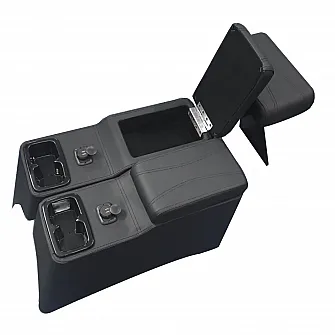 ABS Plastic Armrest Console With USB Charging for Mahindra Thar 2020 Onwards