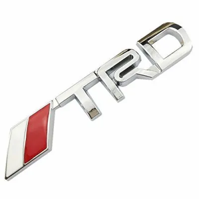 TRD Metal Body Side Bedge Logo Emblem Decal Sticker  