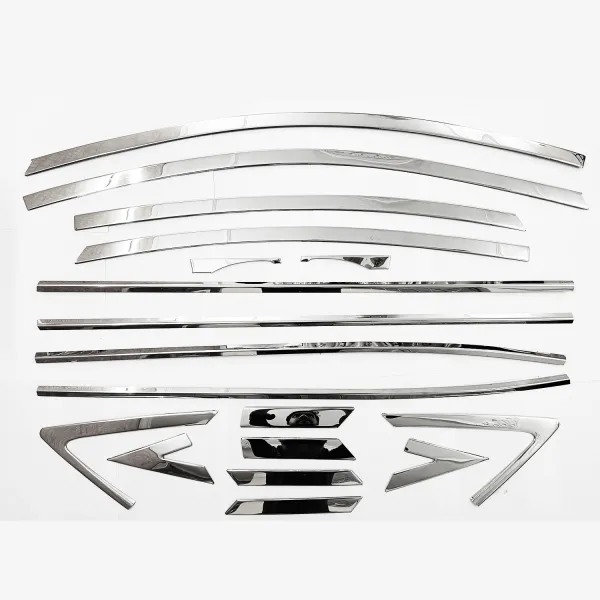 Hyundai Verna 2015-2017 Full Window Chrome Garnish Trims (Set Of 18Pcs.)