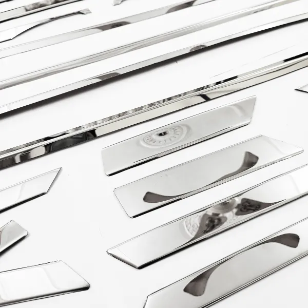 Hyundai Verna 2015-2017 Full Window Chrome Garnish Trims (Set Of 18Pcs.)