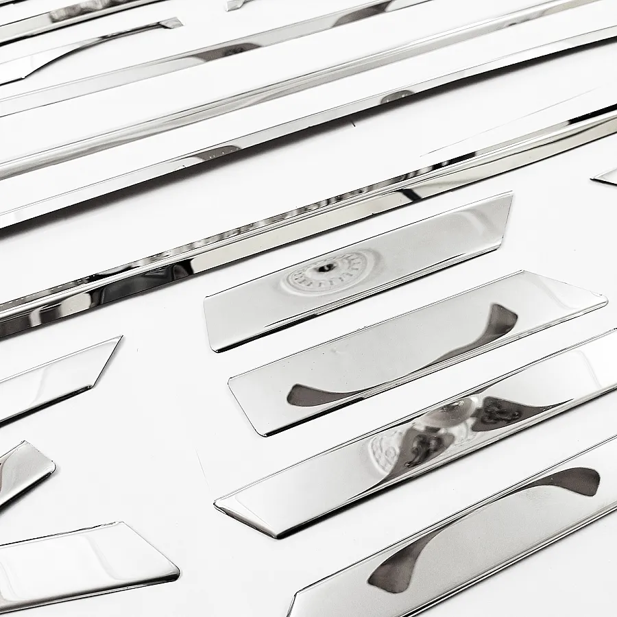 Hyundai Verna 2015-2017 Full Window Chrome Garnish Trims (Set Of 18Pcs.)