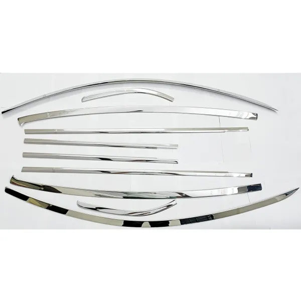 Nissan Sunny Full Window Chrome Garnish Trims (Set Of 10Pcs.) Nissan Sunny Full Window Chrome Garnish Trims (Set Of 10Pcs.)