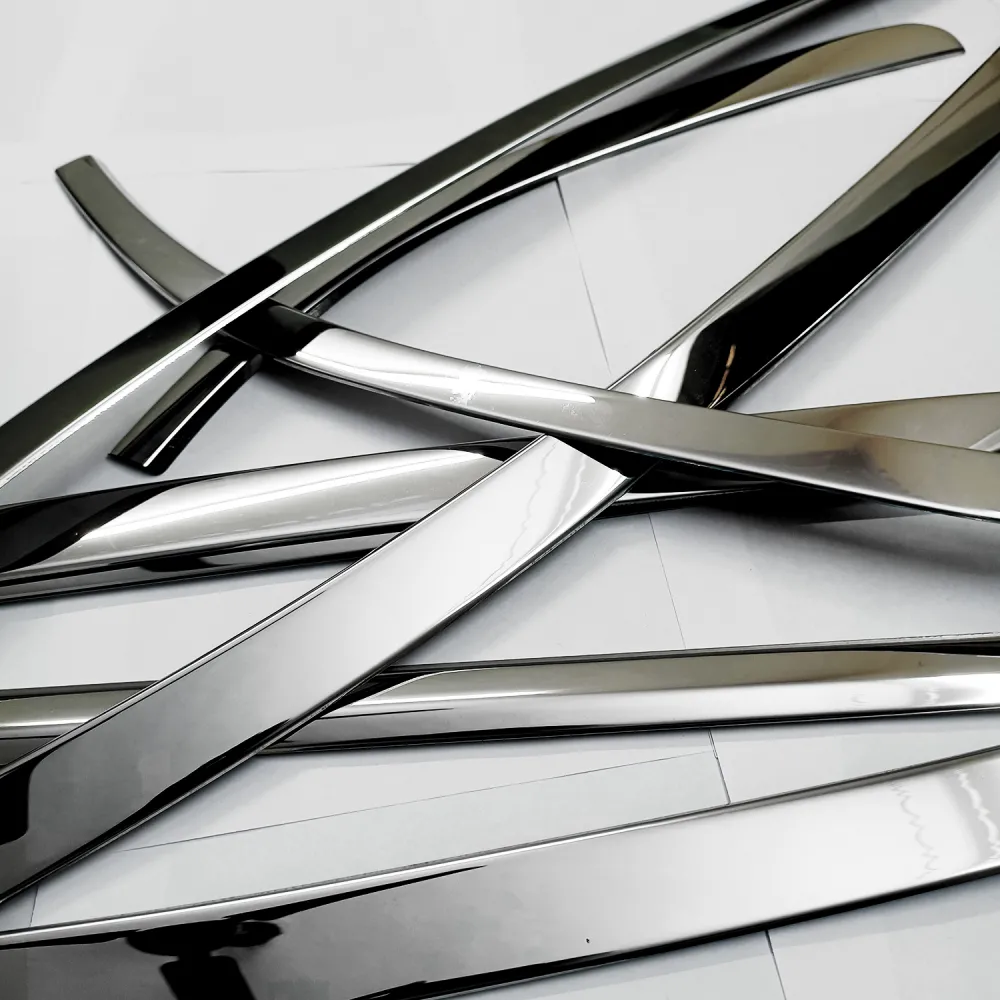 Nissan Sunny Full Window Chrome Garnish Trims (Set Of 10Pcs.)