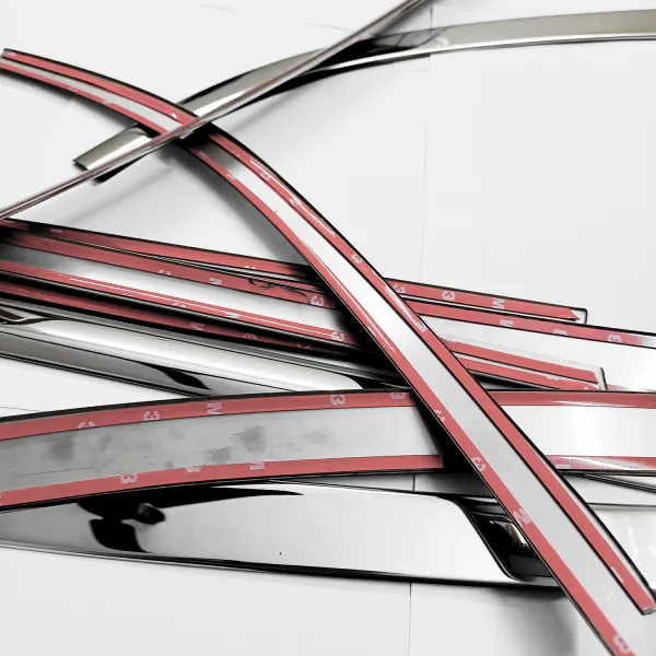 Nissan Sunny Full Window Chrome Garnish Trims (Set Of 10Pcs.) Nissan Sunny Full Window Chrome Garnish Trims (Set Of 10Pcs.)