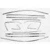 Volkswagen Polo 2010 Onwards Full Window Chrome Garnish Trims (Set Of 16Pcs.)