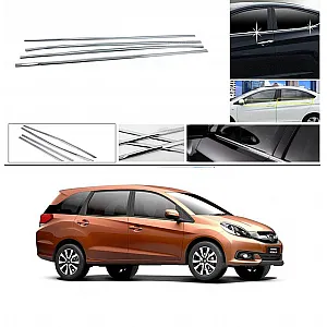 Honda Mobilio Lower Window Chrome Garnish Trims (Set Of 4Pcs.)