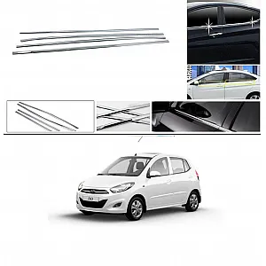 Hyundai Grand i10 Lower Window Chrome Garnish Trims (Set Of 6Pcs.)