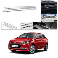 Hyundai i20 Elite 2014-2018 Lower Window Chrome Garnish Trims (Set Of 4Pcs.)