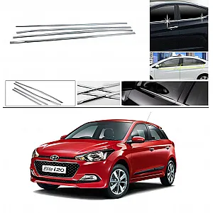 Hyundai i20 Elite 2014-2018 Lower Window Chrome Garnish Trims (Set Of 4Pcs.)