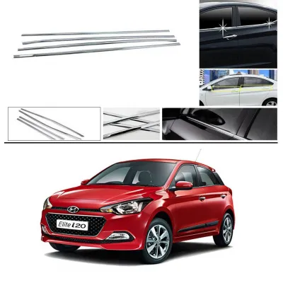 Hyundai i20 Elite 2014-2018 Lower Window Chrome Garnish Trims (Set Of 4Pcs.)