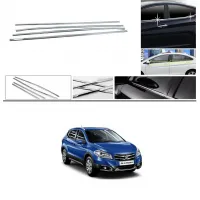 Maruti S Cross Lower Window Chrome Garnish Trims (Set Of 4Pcs.)