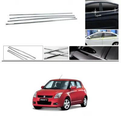 Maruti Swift Old Lower Window Chrome Garnish Trims (Set of 4Pcs.)