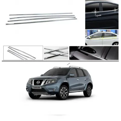 Nissan Terrano Lower Window Chrome Garnish Trims (Set Of 4Pcs.)
