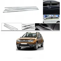 Renault Duster Lower Window Chrome Garnish Trims (Set of 4Pcs.)