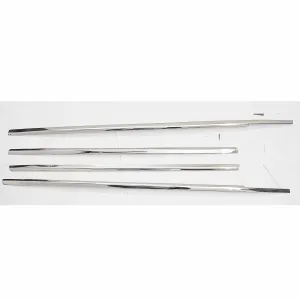 Hyundai i20 2020 Onwards Lower Window Chrome Garnish Trims (Set Of 6Pcs.)