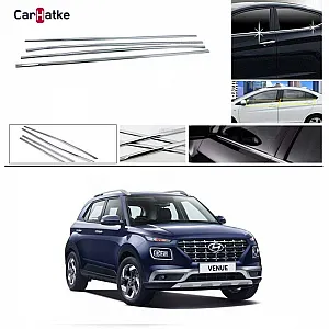 Hyundai Venue Lower Window Chrome Garnish (Set of 4Pcs.)