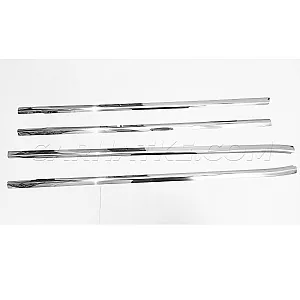 Kia Carnival Lower Window Chrome Garnish Trims (Set Of 4 Pcs.)