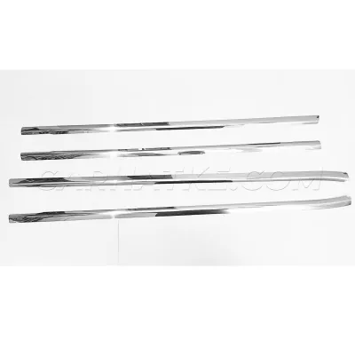 Kia Carnival Lower Window Chrome Garnish Trims (Set Of 4 Pcs.)