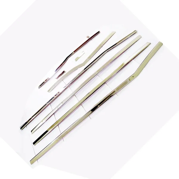 Mahindra XUV500 2011-2018 Lower Window Chrome Garnish Trims (Set Of 8Pcs.)