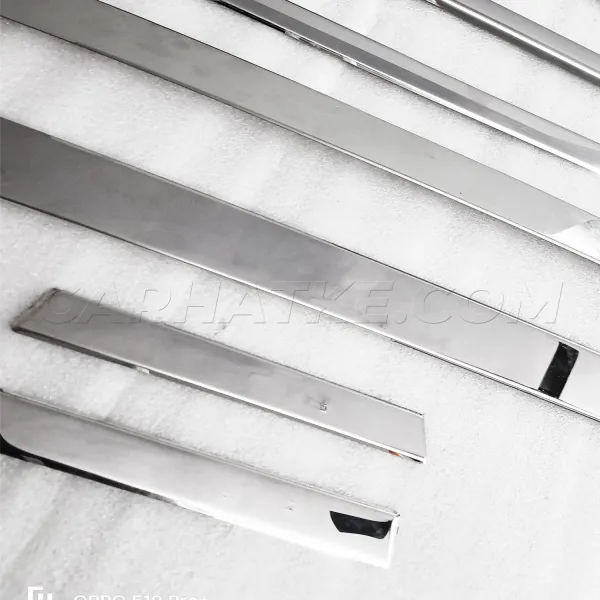 Maruti Suzuki New Brezza 2022 Onward Lower Window Chrome Garnish Trims (Set Of 8Pcs.) Maruti Suzuki New Brezza 2022 Onward Lower Window Chrome Garnish Trims (Set Of 8Pcs.)